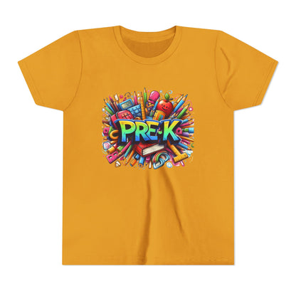 PRE-K Kids Tee — Colorful Back-to-School Pre-K Shirt for Preschoolers