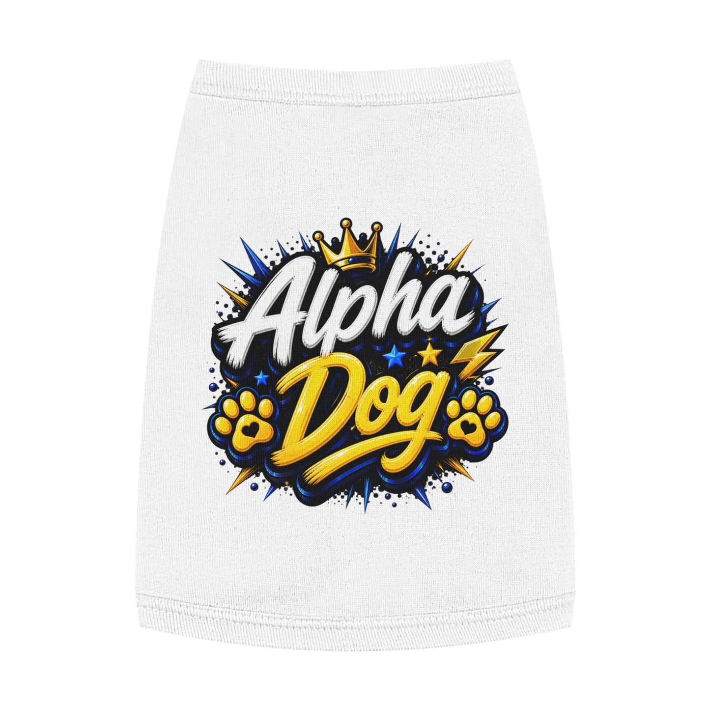 Alpha Dog Pet Tank Top — Bold Graphic Dog Shirt