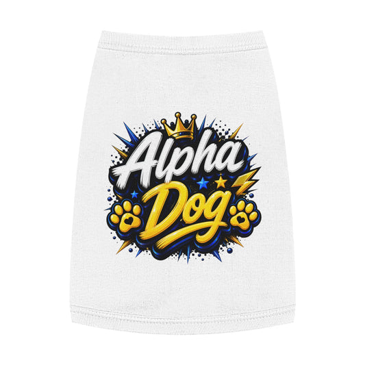 Alpha Dog Pet Tank Top — Bold Graphic Dog Shirt
