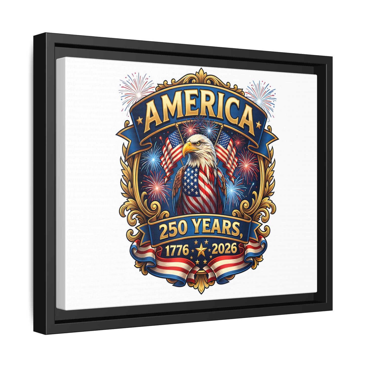 Matte Canvas, Framed (Multi-color)