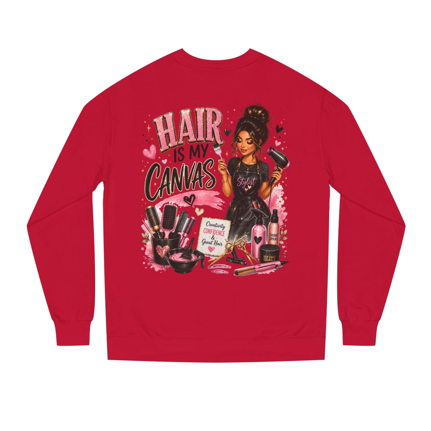 Hair Is My Canvas Sweatshirt