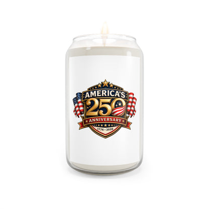 Candle — "America's 250 Anniversary" Patriotic Scented Soy Candle (13.75 oz)