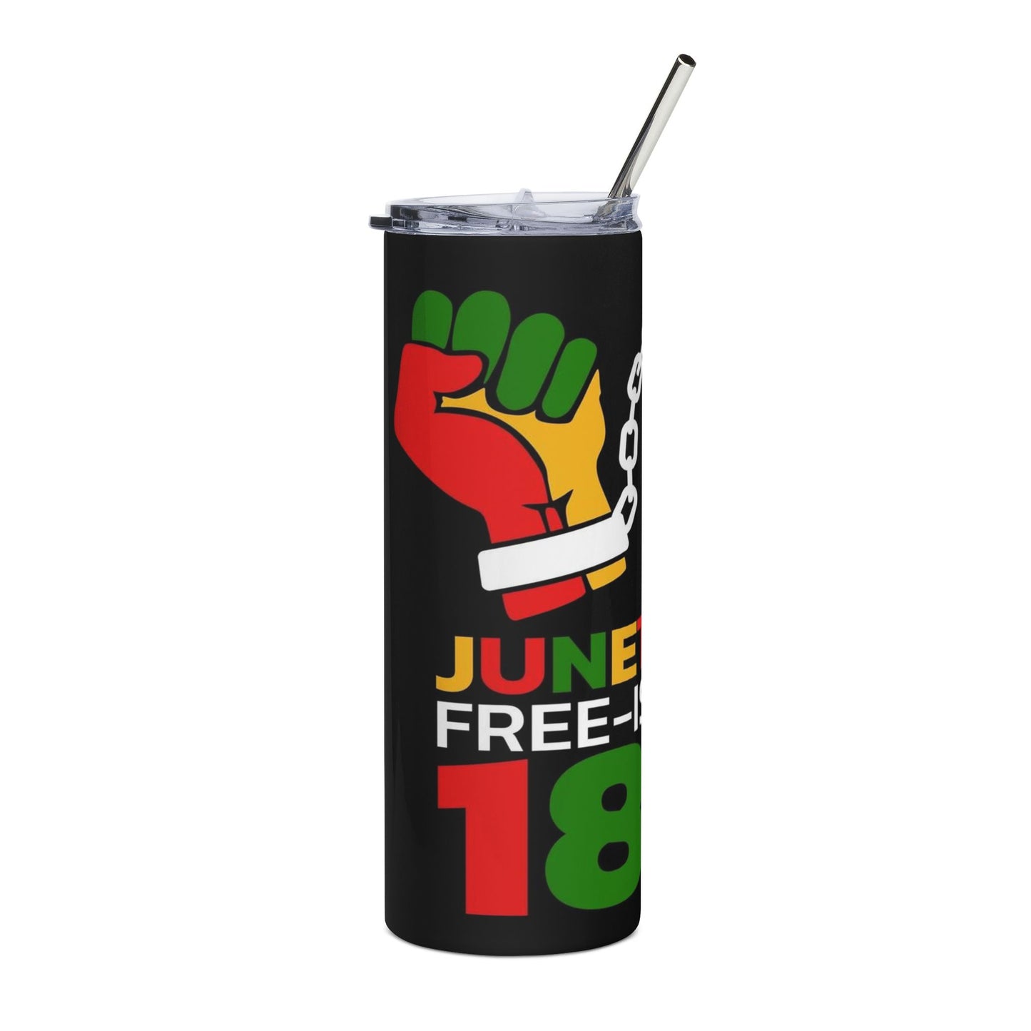Juneteenth 1865 Stainless Steel Tumbler – Juneteenth Free-ish Since 1865 Travel Mug