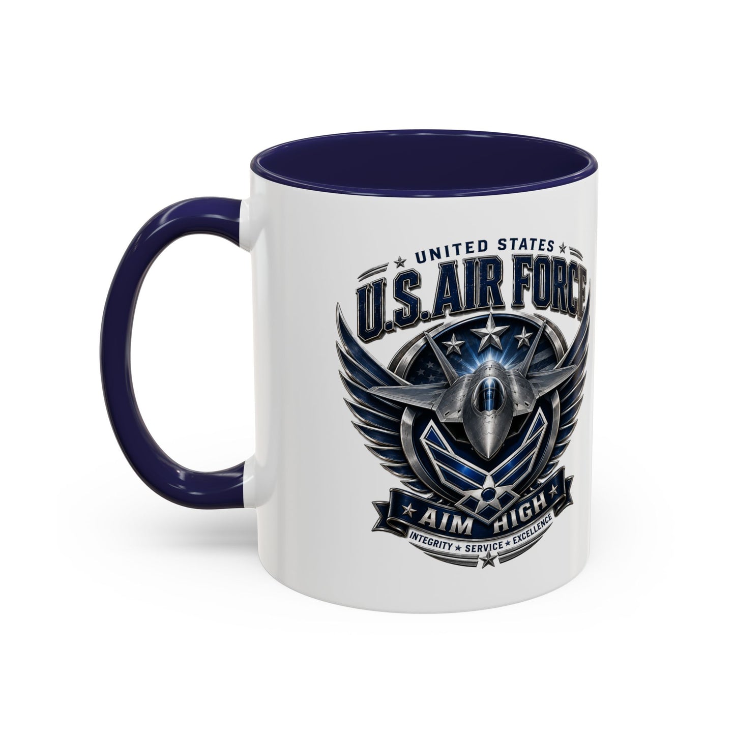 U.S. Air Force Aim High Accent Coffee Mug (11/15oz)