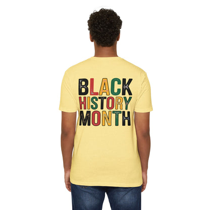 Black History Month T-Shirt — Bold Retro Pan-African Lettering