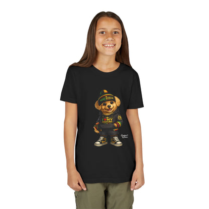 Youth Bear Graphic Tee – "I Love My Culture" Urban Streetwear