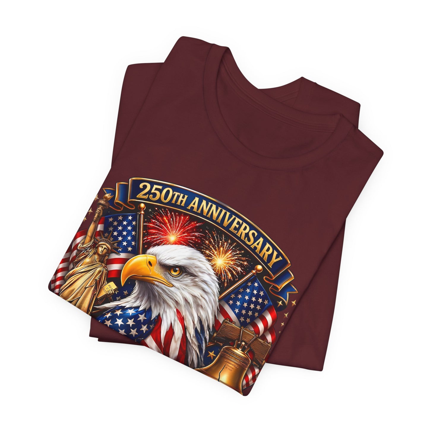 Independence 250th Eagle T-Shirt – United States 1776-2026 Centennial Graphic Tee