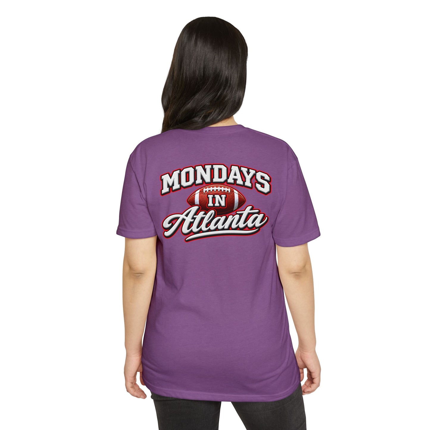 Mondays in Atlanta Football T-Shirt