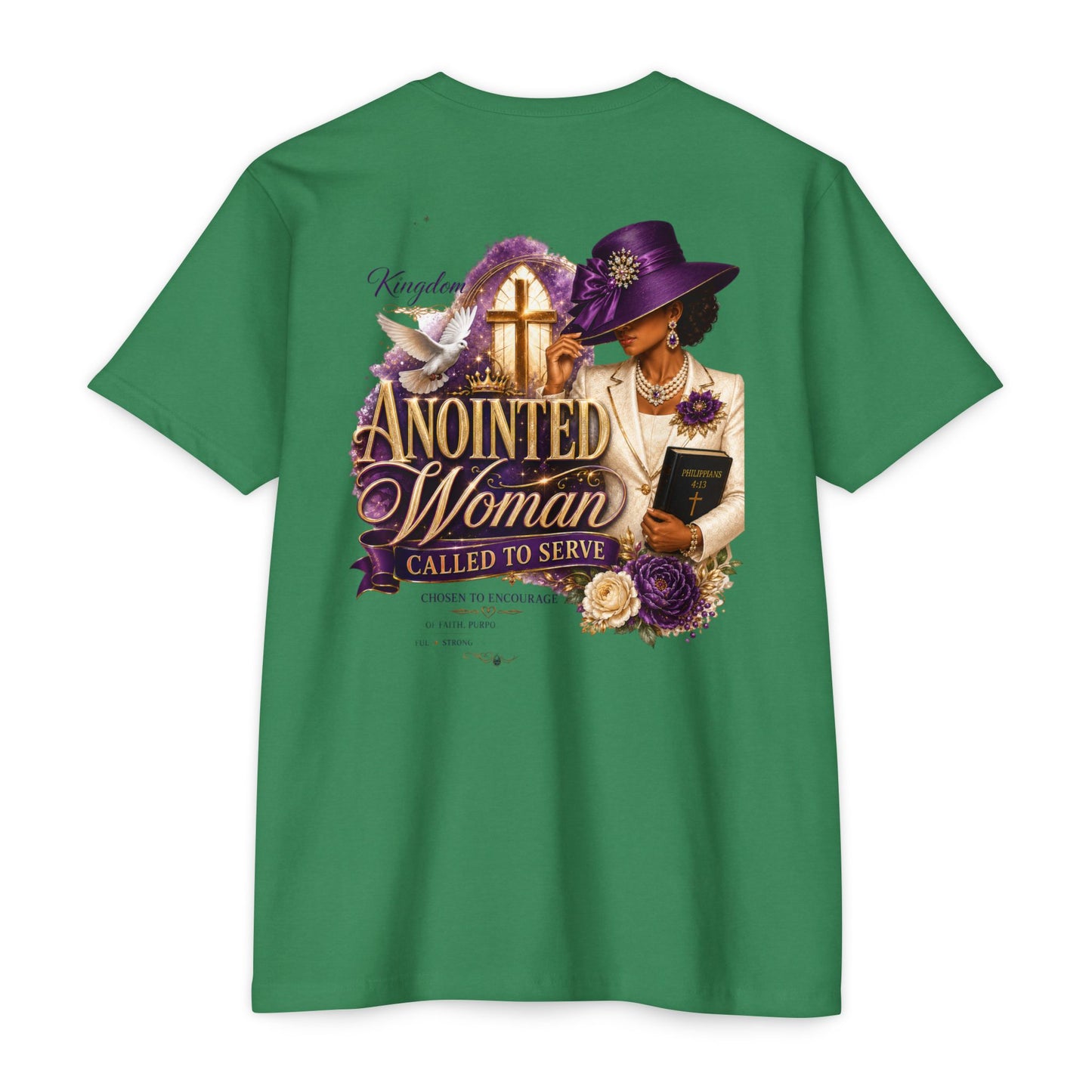 Anointed Woman T-Shirt — "Called to Serve" Christian Faith Tee