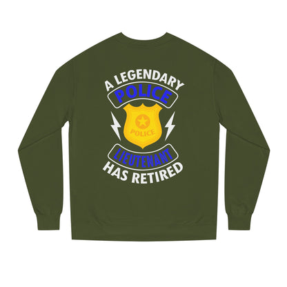 Retired Police Lieutenant Sweatshirt — Legendary Badge Crewneck