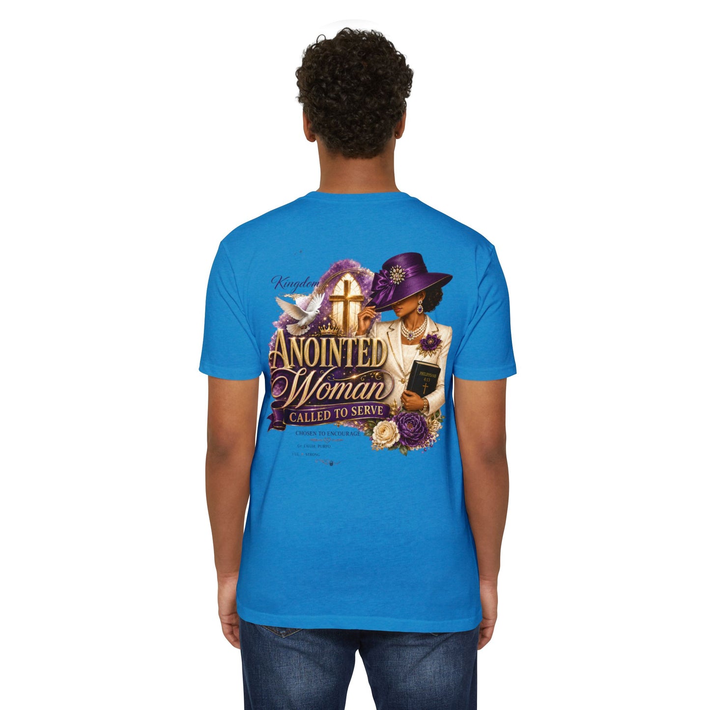 Anointed Woman T-Shirt — "Called to Serve" Christian Faith Tee