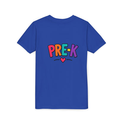 Pre-K Kids Tee — Colorful Heart Preschool Shirt for Boys & Girls