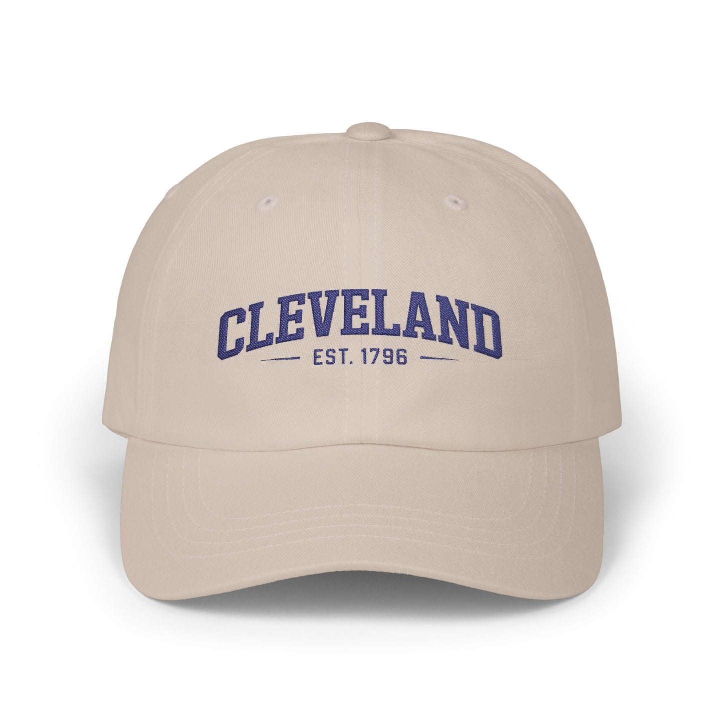 Cleveland Dad Cap – 'CLEVELAND Est. 1796' Embroidered Cotton Baseball Hat