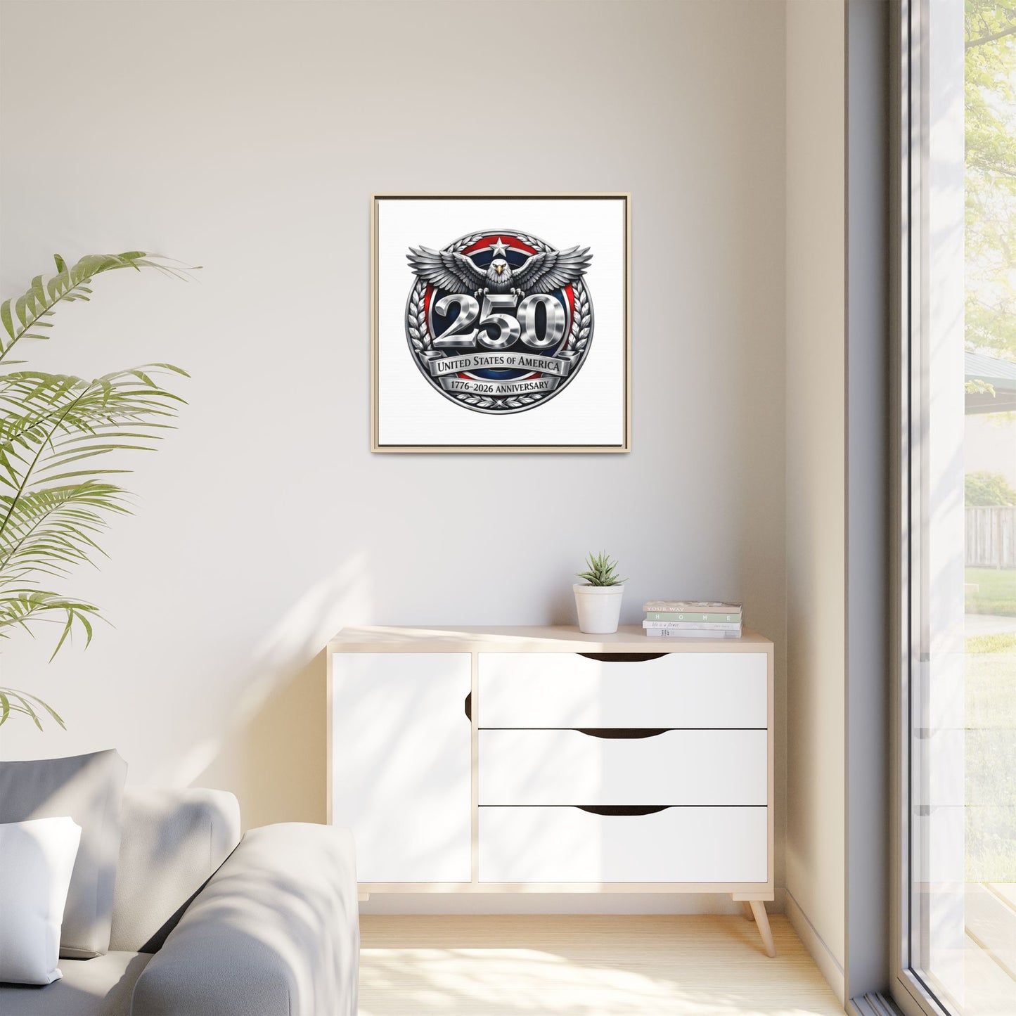 Matte Canvas, Framed (Multi-color)