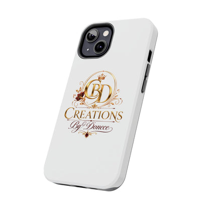 BD Creations By Donece Elegant Logo Tough Phone Case — Protective iPhone Cover