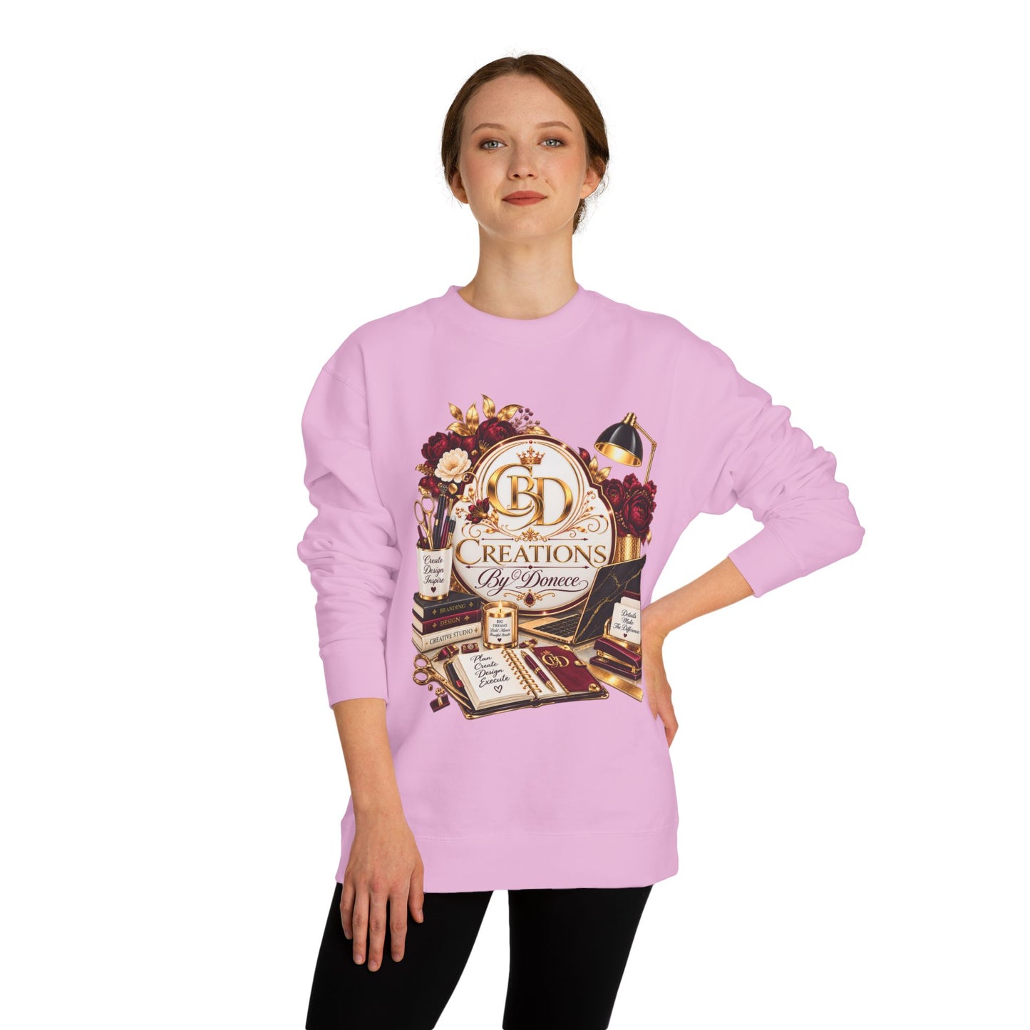 Crewneck Sweatshirt — Vintage Desk Creations Logo
