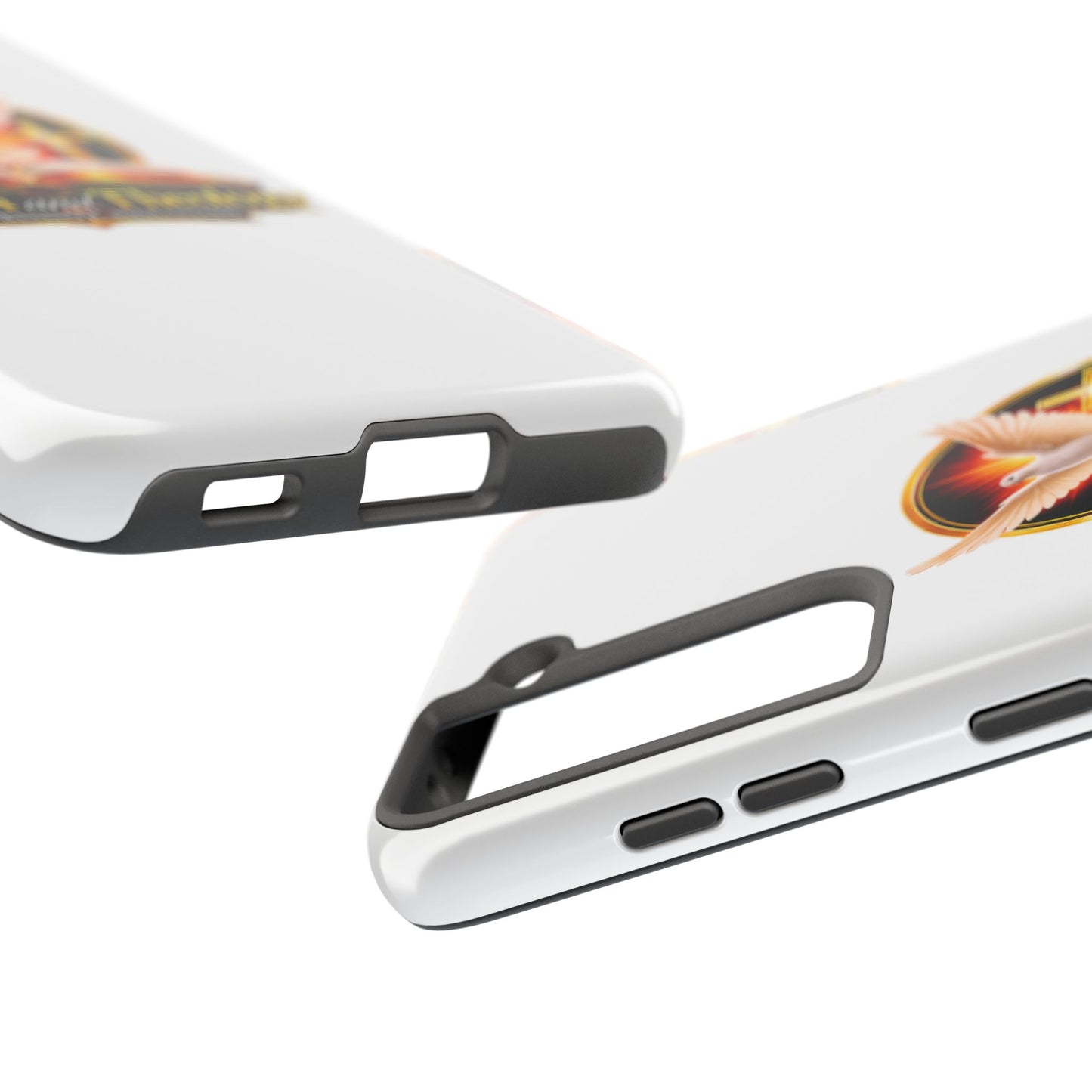 Wisdom and Theology Tough Phone Case — Christian Dove & Cross Design