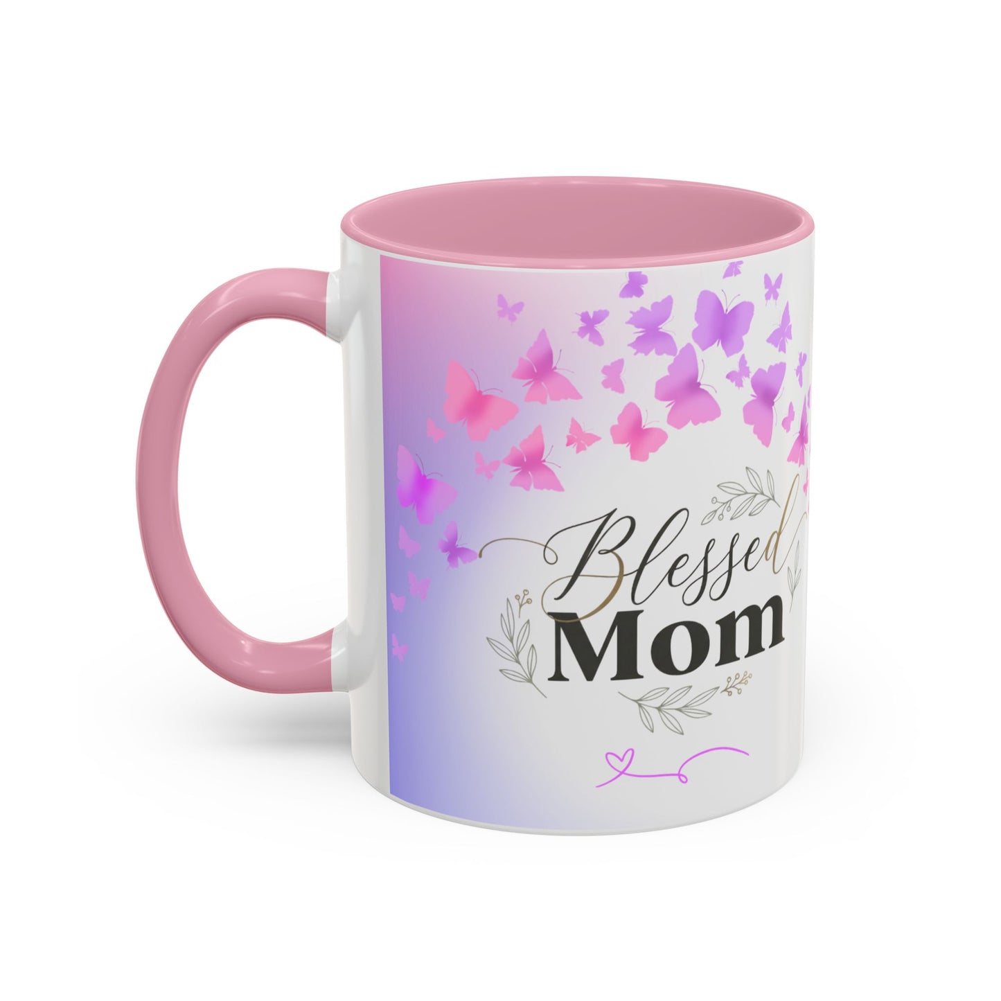 Blessed Mom Butterfly Mug — Colorful 11oz/15oz Ceramic Gift for Mother's Day