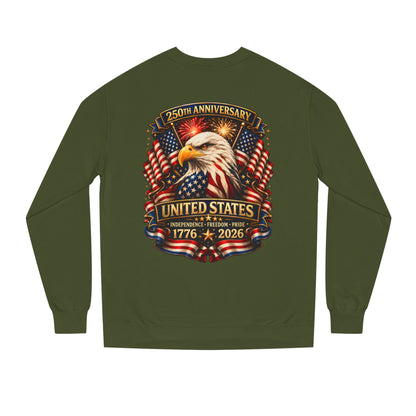 250th Anniversary United States Eagle Sweatshirt – 1776–2026 Patriotic Crewneck