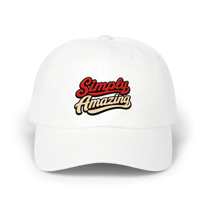 Classic Dad Cap — "Simply Amazing" Embroidered Dad Hat