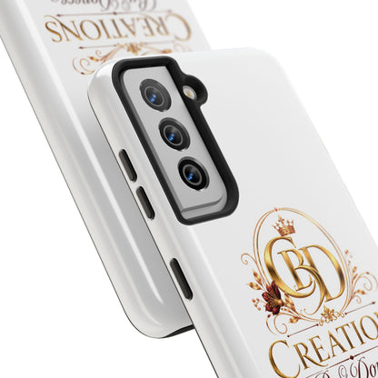 BD Creations By Donece Elegant Logo Tough Phone Case — Protective iPhone Cover