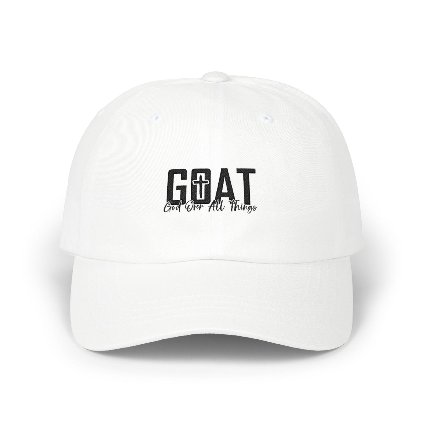 Dad Cap — GOAT (Greatest Of All Time) Embroidered Classic Baseball Hat