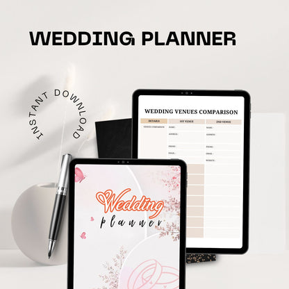 wedding planner, bridal planner, wedding binder, wedding checklist, wedding pdf, planner printable, wedding organizer, bride planner, wedding plan, wedding budget, wedding guide, wedding template, planner bundle