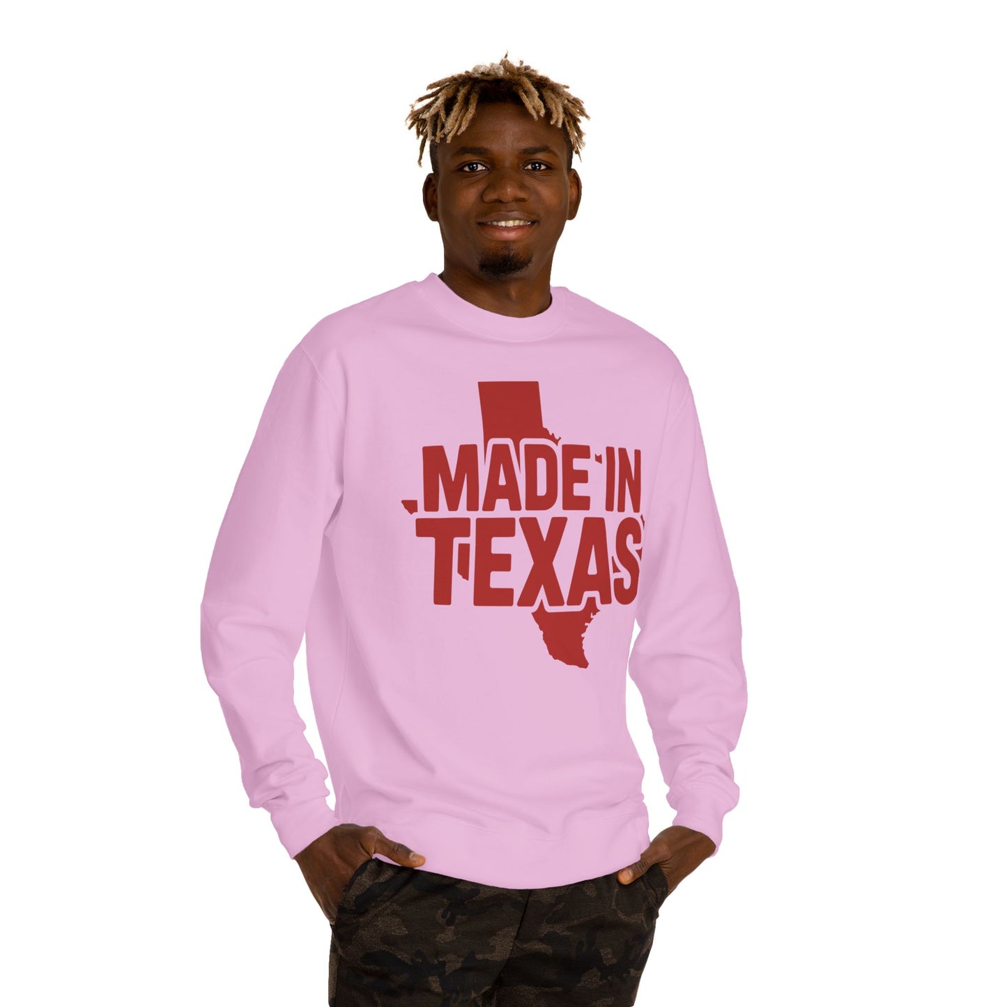 Made in Texas Sweatshirt — Retro State Pride Crewneck