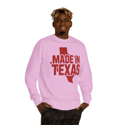 Made in Texas Sweatshirt — Retro State Pride Crewneck