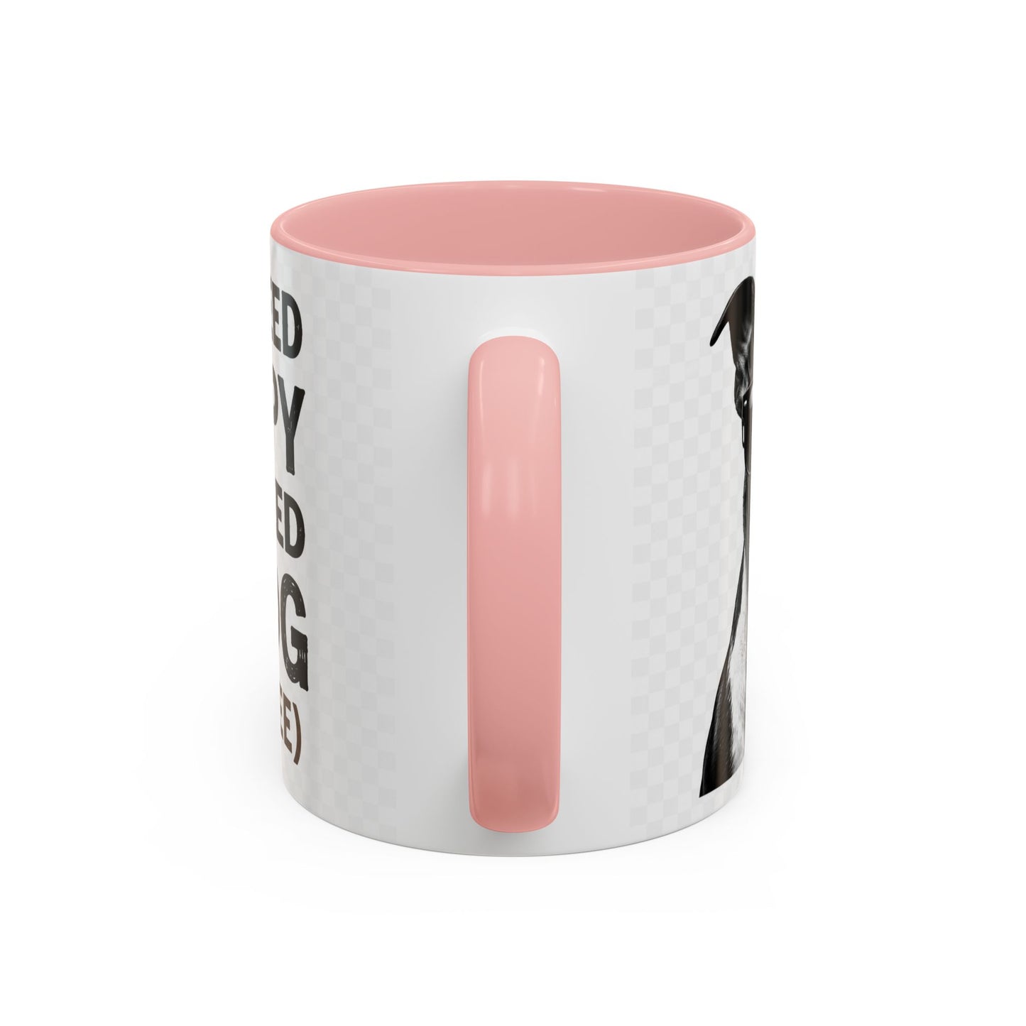 Dog Lover Coffee Mug — "I Don't Need Therapy I Just Need My Dog (And Coffee)" Accent Mug