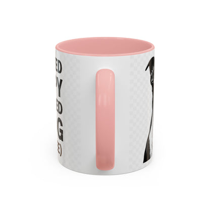 Dog Lover Coffee Mug — "I Don't Need Therapy I Just Need My Dog (And Coffee)" Accent Mug