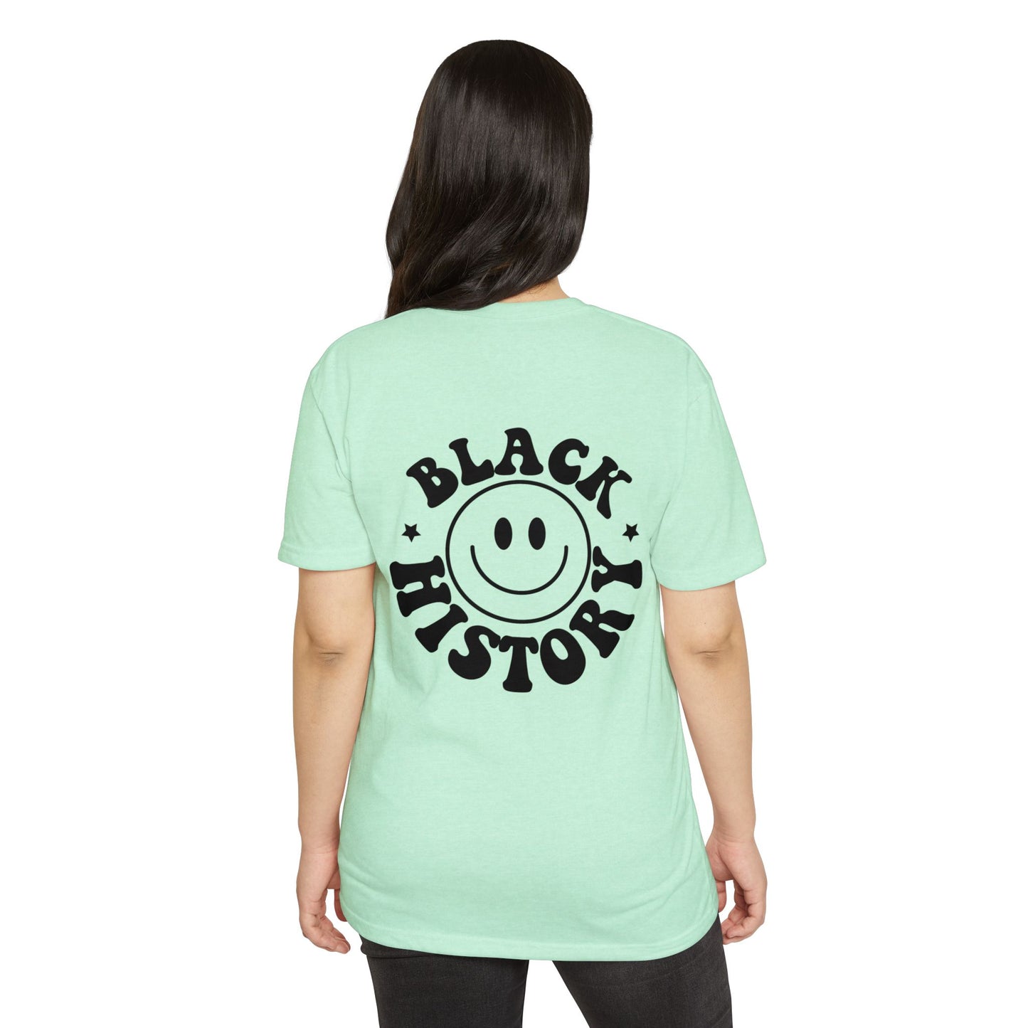 Black History Smiley T-Shirt – Retro Retro Vibe Celebration Tee