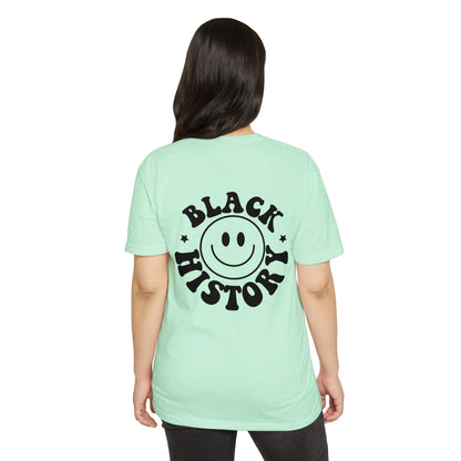 Black History Smiley T-Shirt – Retro Retro Vibe Celebration Tee