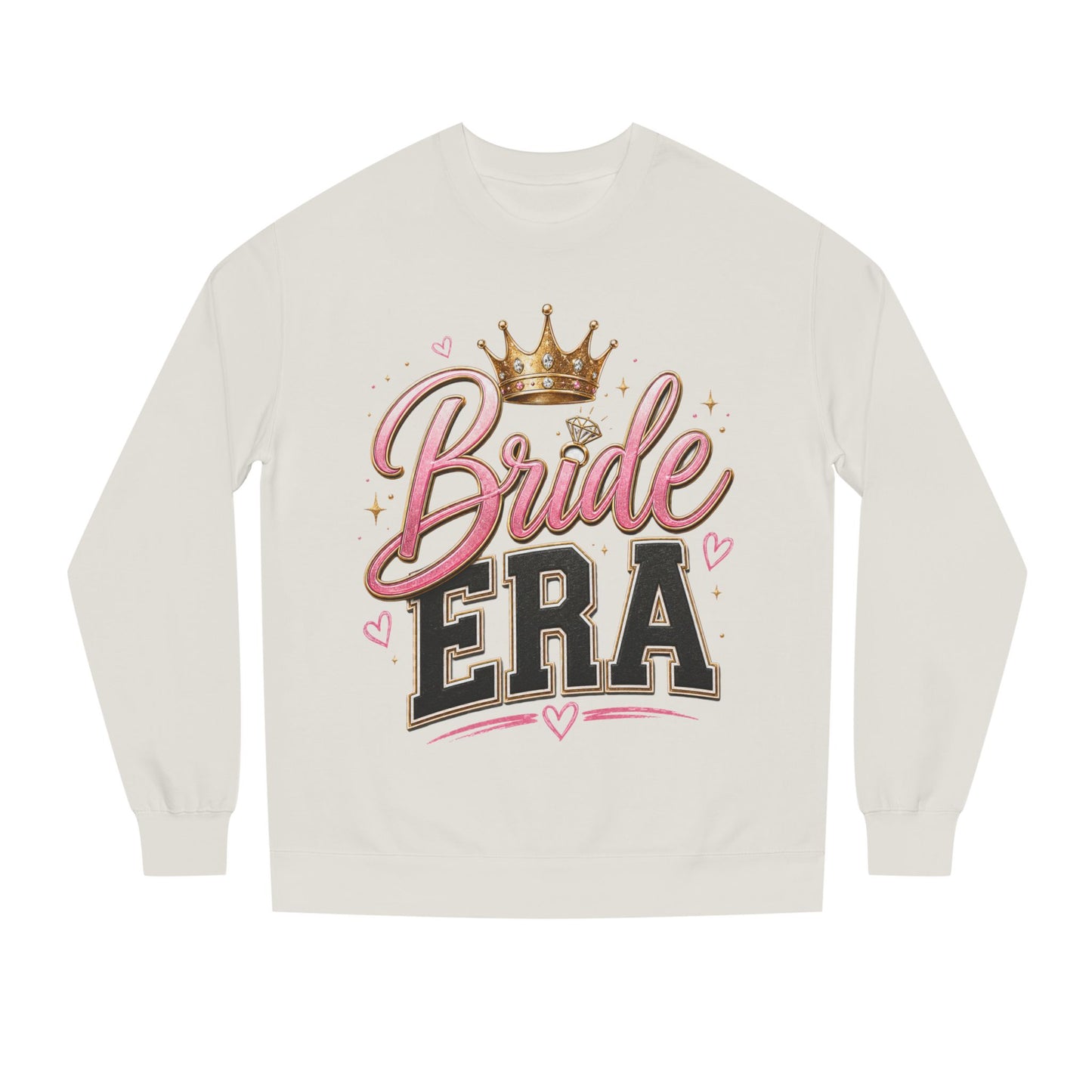 Bride Era Sweatshirt — Bachelorette Crewneck with Crown Graphic