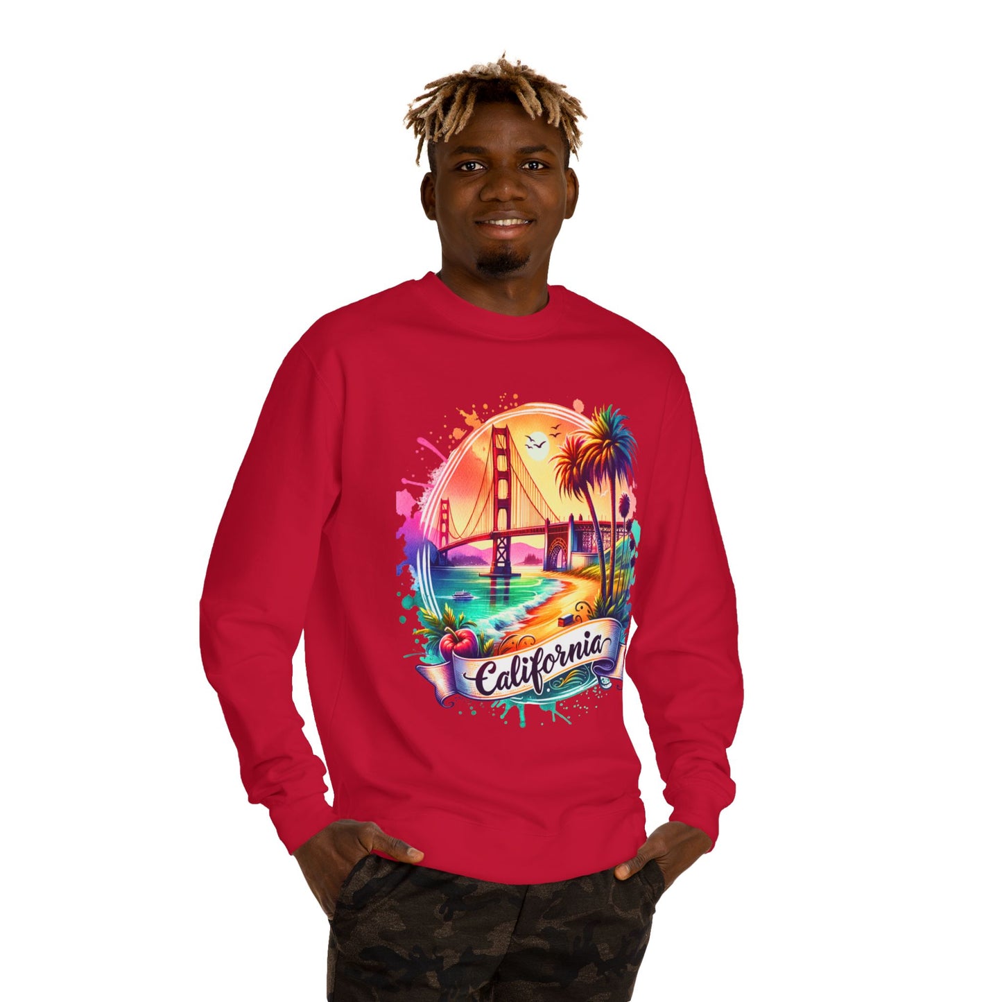 California Sunset Crewneck Sweatshirt