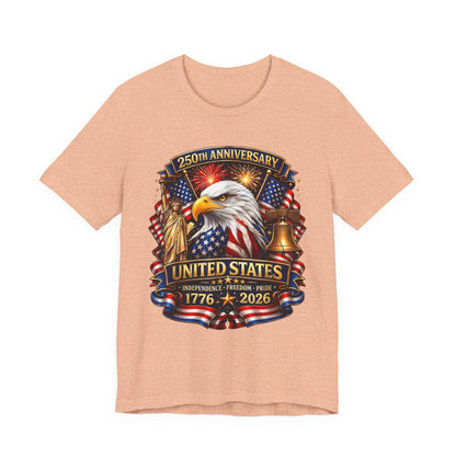 Independence 250th Eagle T-Shirt – United States 1776-2026 Centennial Graphic Tee