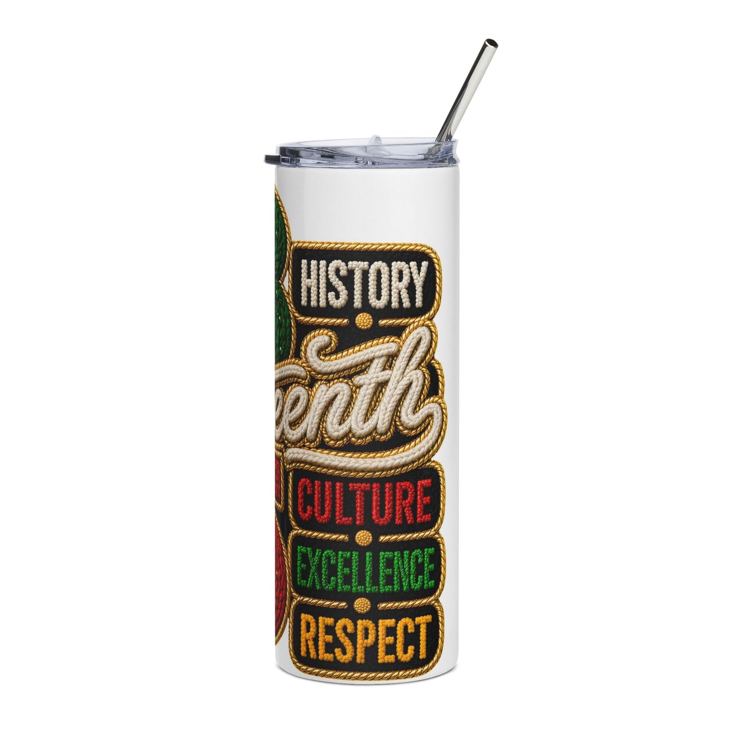 Juneteenth 1865 Stainless Steel Tumbler — 20oz Commemorative Travel Cup