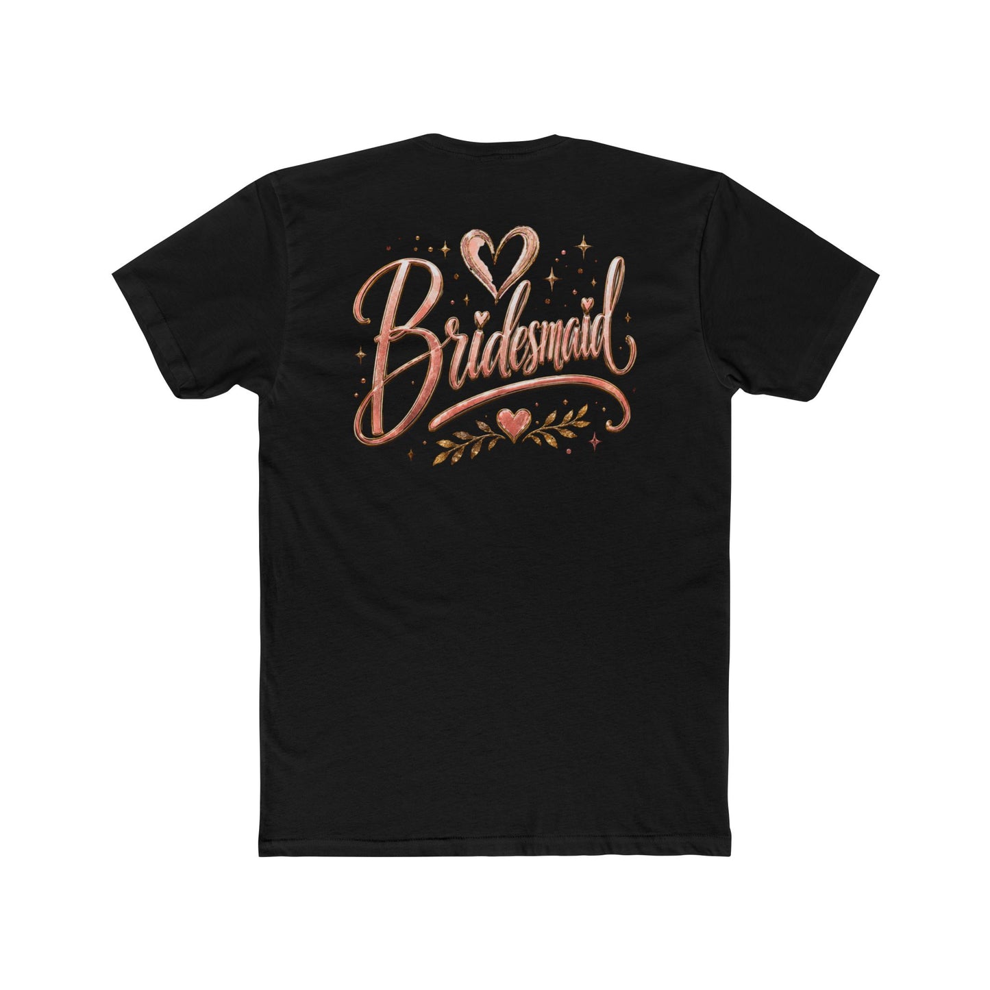 Bridesmaid Rose Gold Script T-Shirt