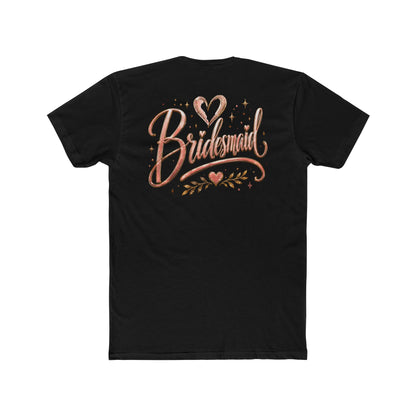 Bridesmaid Rose Gold Script T-Shirt
