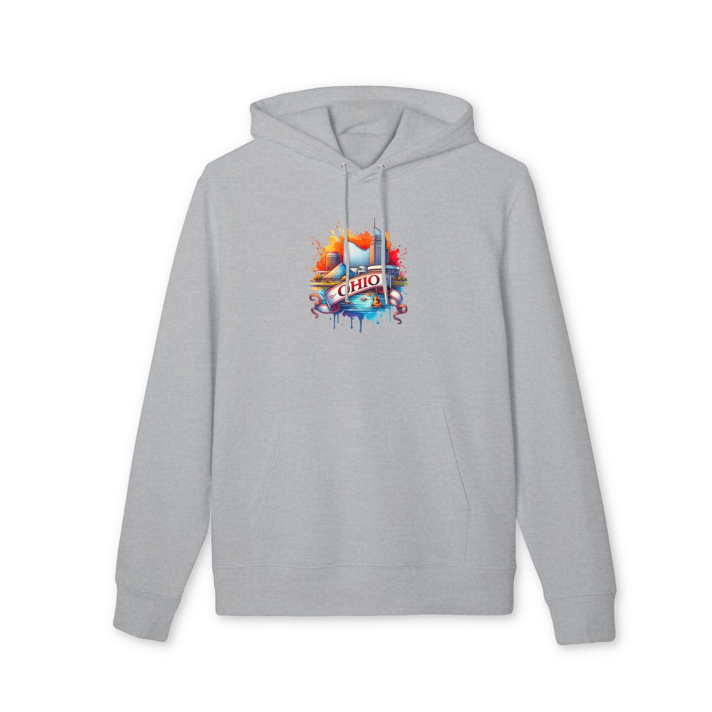 Ohio Skyline Hoodie — Colorful State Pride Pullover