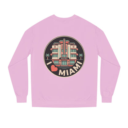 Miami Art Deco Sweatshirt — I Love Miami Vintage Hotel Crewneck