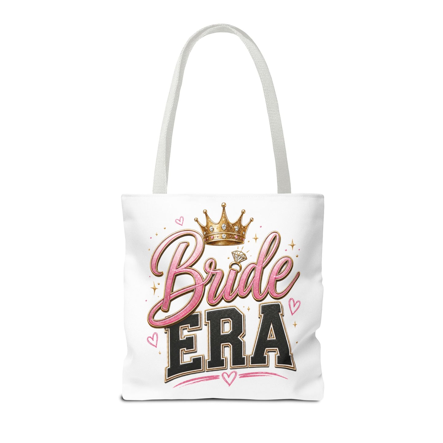Bride Era Tote Bag — Bachelorette Bride Crown Tote for Bridal Shower & Wedding Weekend