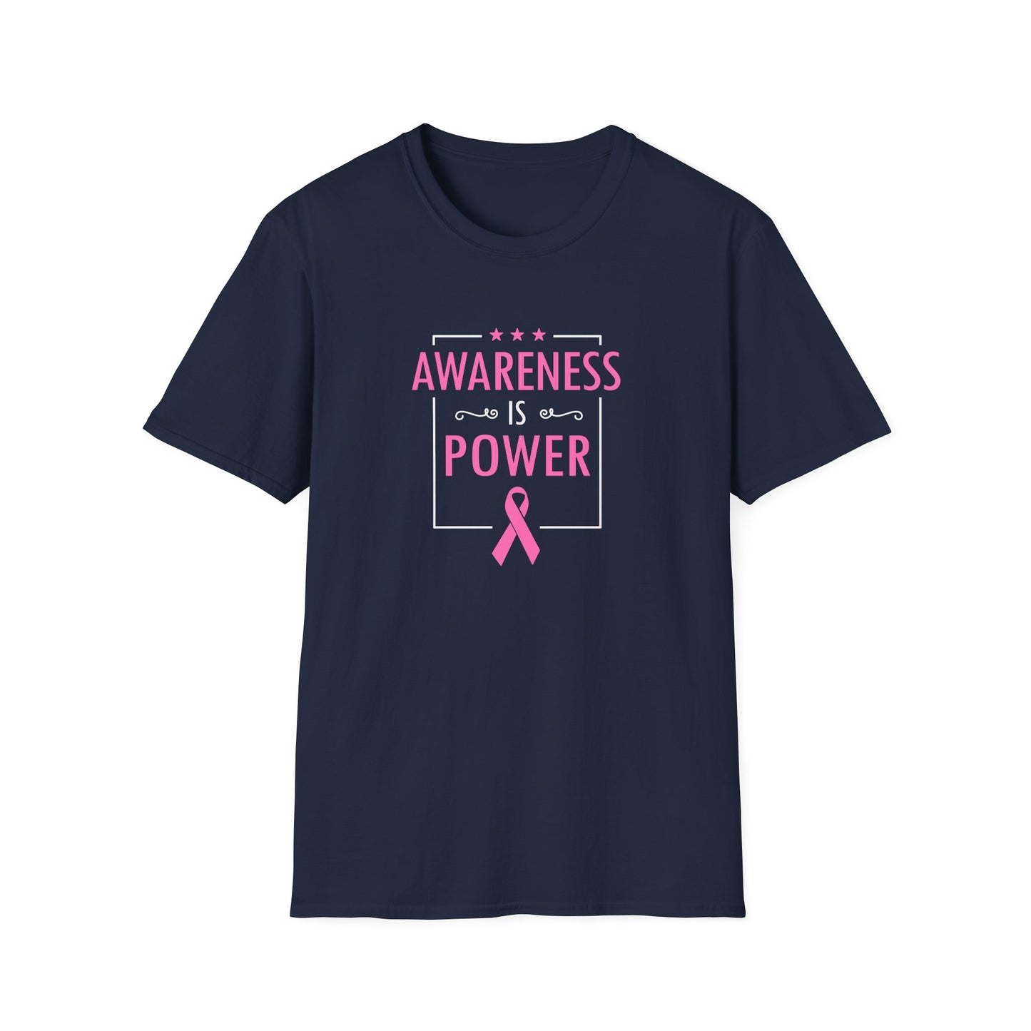 Awareness Is Power Breast Cancer Awareness T-Shirt