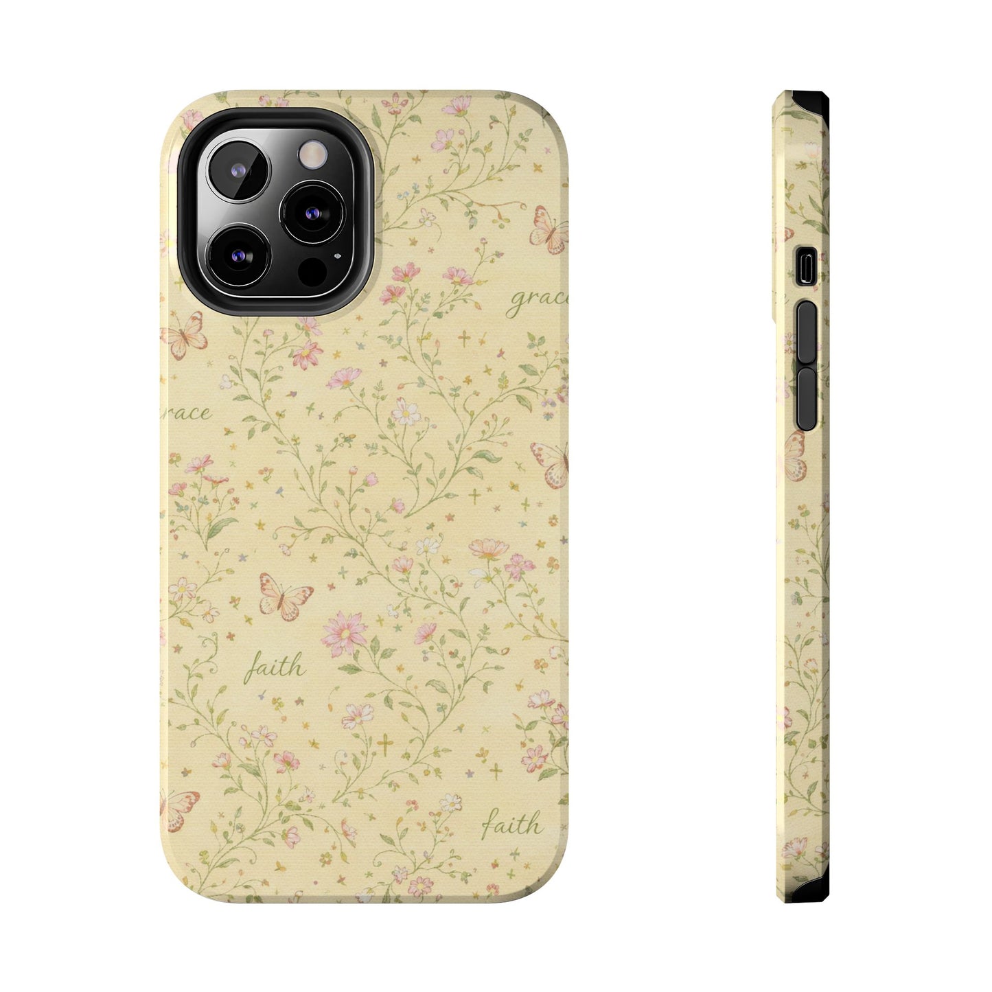 Soft Faith, Gentle Grace Phone Case | Christian floral iPhone Case