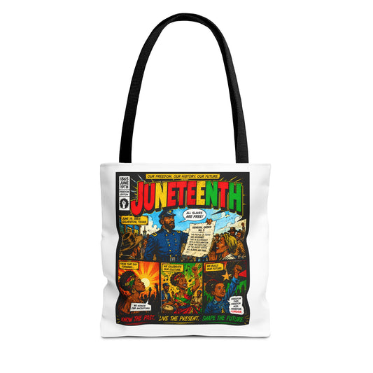 Juneteenth Comic Tote Bag — Vintage Panels Celebration Tote