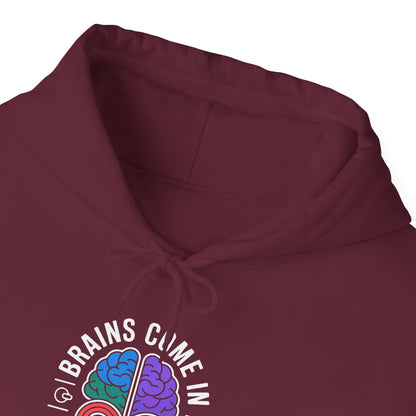Brains Come in All Patterns Hoodie