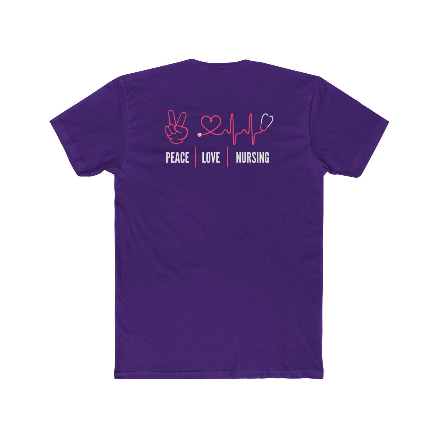 Nursing Tee — Peace Love Nursing Graphic Shirt