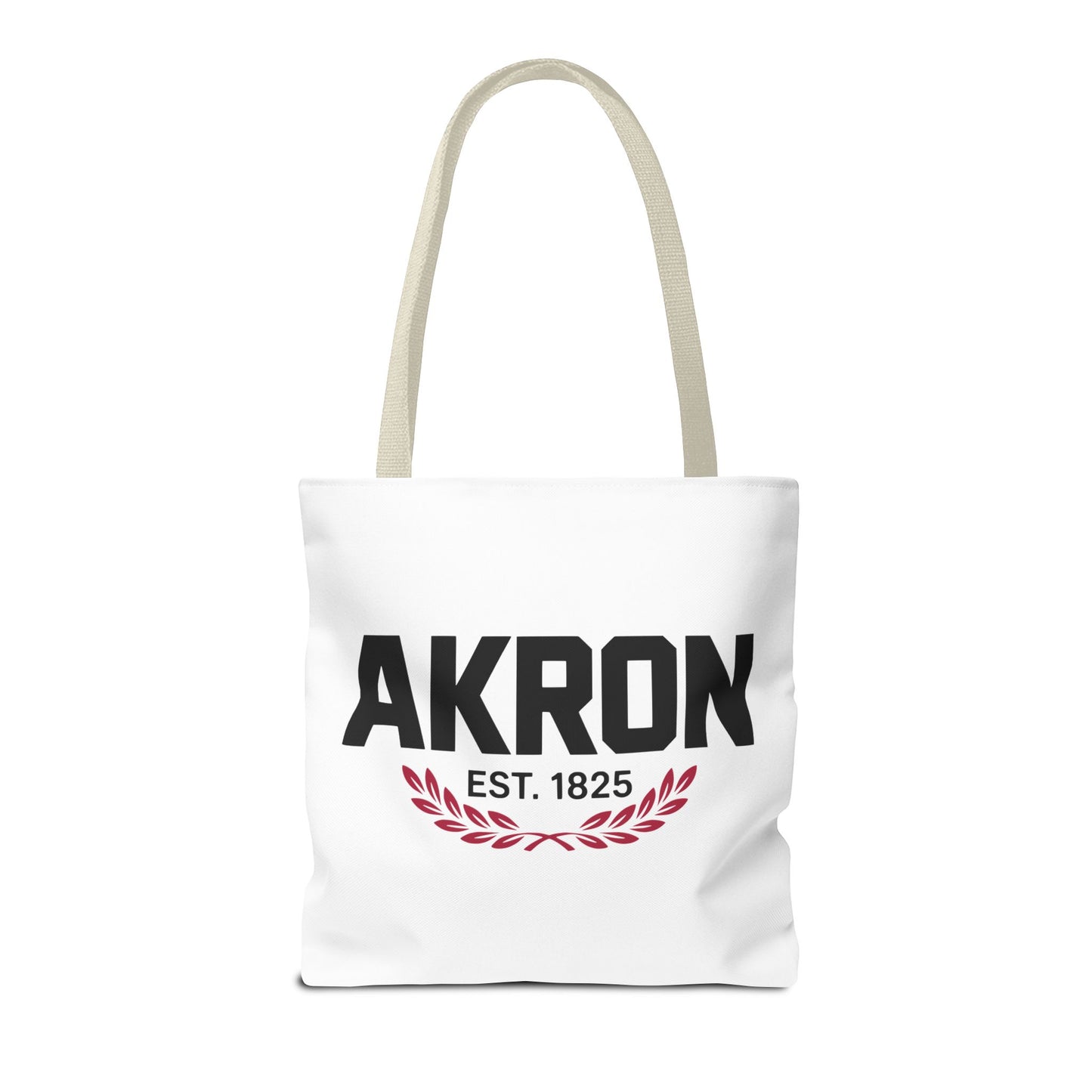 Akron Est. 1825 Tote Bag — City Pride Canvas Tote