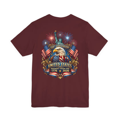 250th Anniversary United States Eagle T-Shirt – 1776–2026 Patriotic Tee