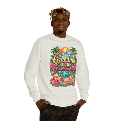 Grandma & Granddaughter Cruise Sweatshirt — Tropical Matching Trip Crewneck